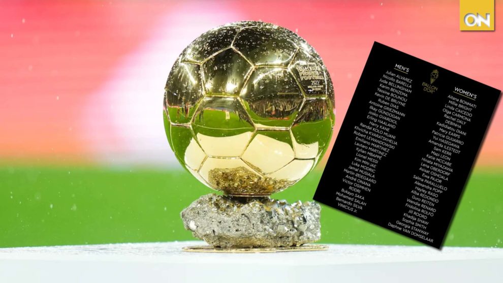 nominados a ganar el Balón de Oro 2023