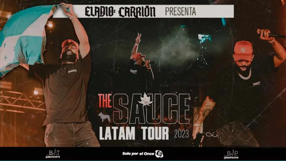 Eladio Carrión presentará “The Sauce Latam Tour 2023, eladio carrion