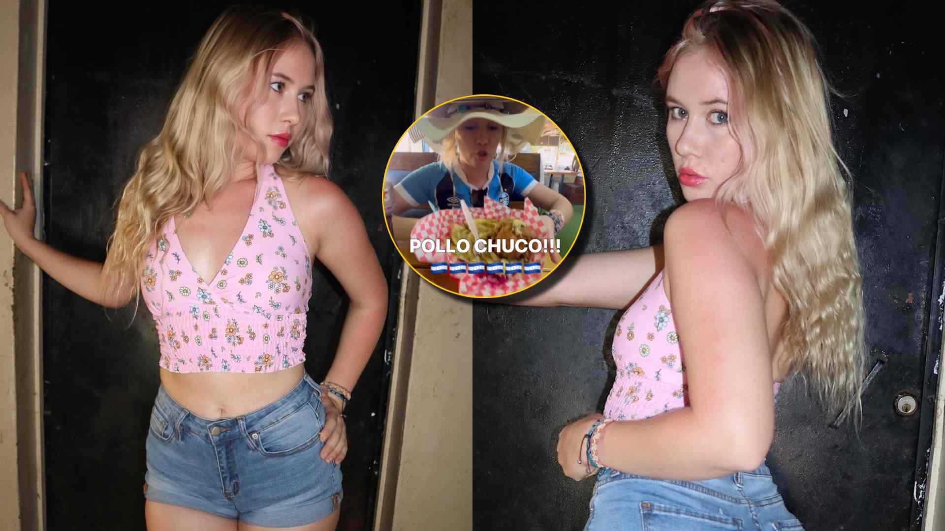 Kylie La Gringa visita Honduras y prueba el pollo chuco
