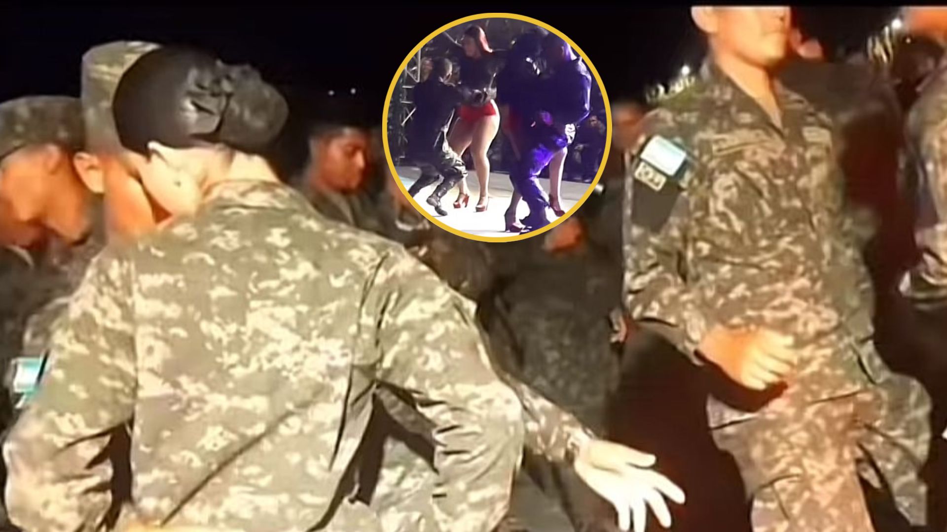 ¡Con el uniforme! policías militares hondureños fueron grabados "perreando" en Tegucigalpa