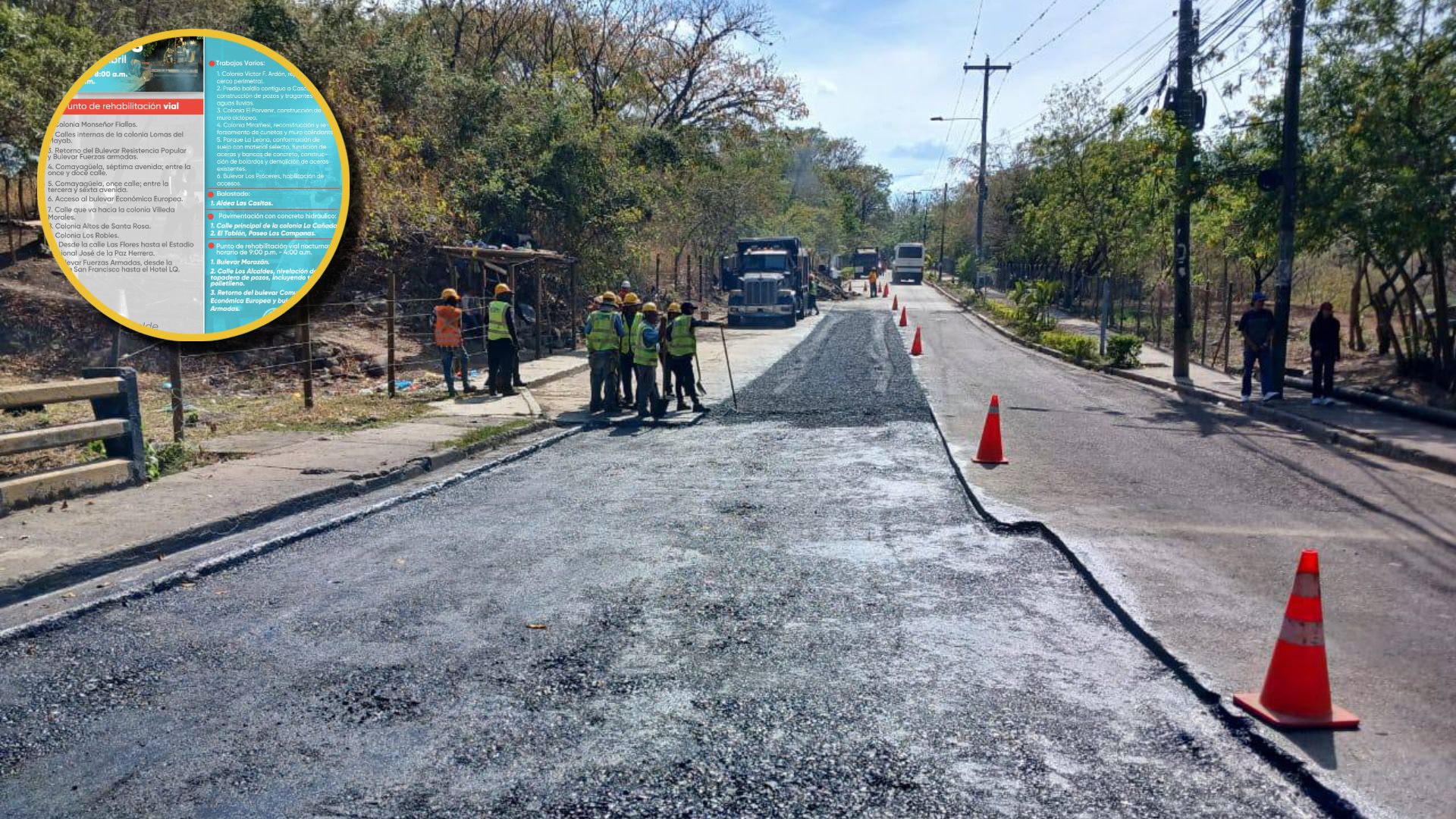 Tome rutas alternas AMDC anuncia calles en reparación para este lunes 15 de abril