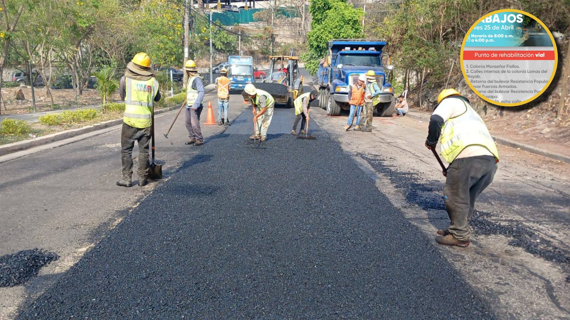 ¡Evite el tráfico! AMDC anuncia calles en reparación en el Distrito Central