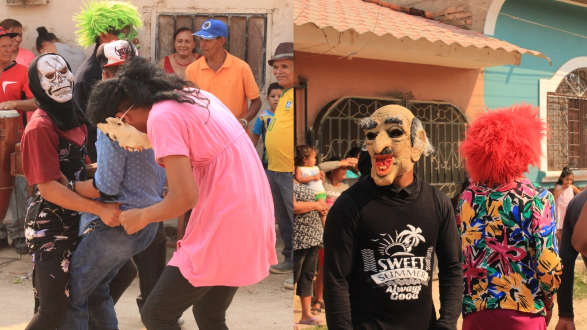 Las tradicionales damas 🎭 | Personajes que animan las calles de los pueblos después de Semana Santa