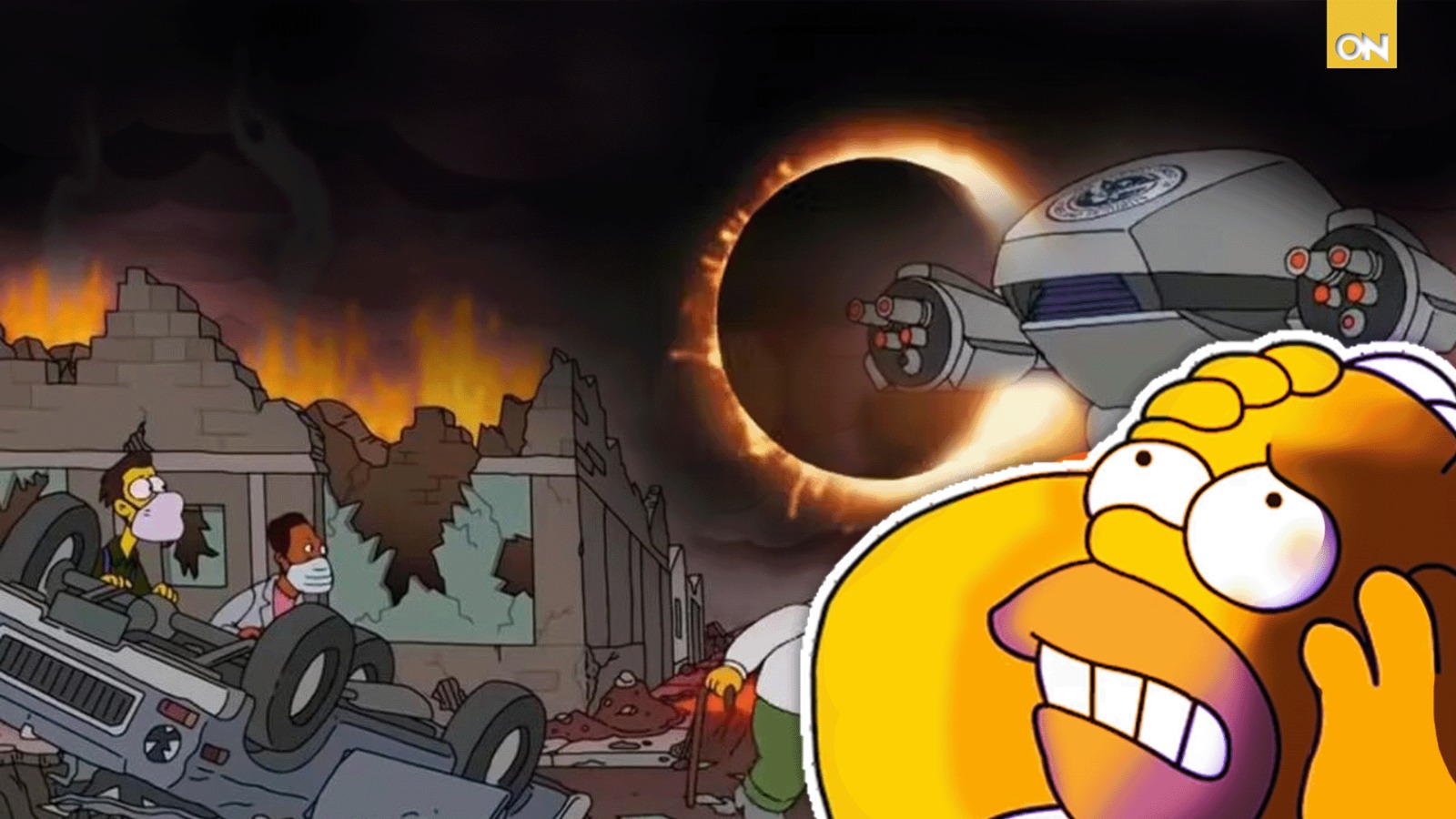 ¿Acertarán Los Simpson su predicción sobre el Eclipse Solar del 8 de abril? ?