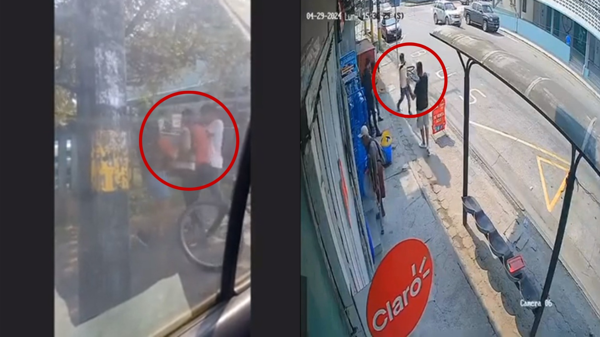Dos jóvenes asaltan en bicicleta y con pistola en mano en Cortés
