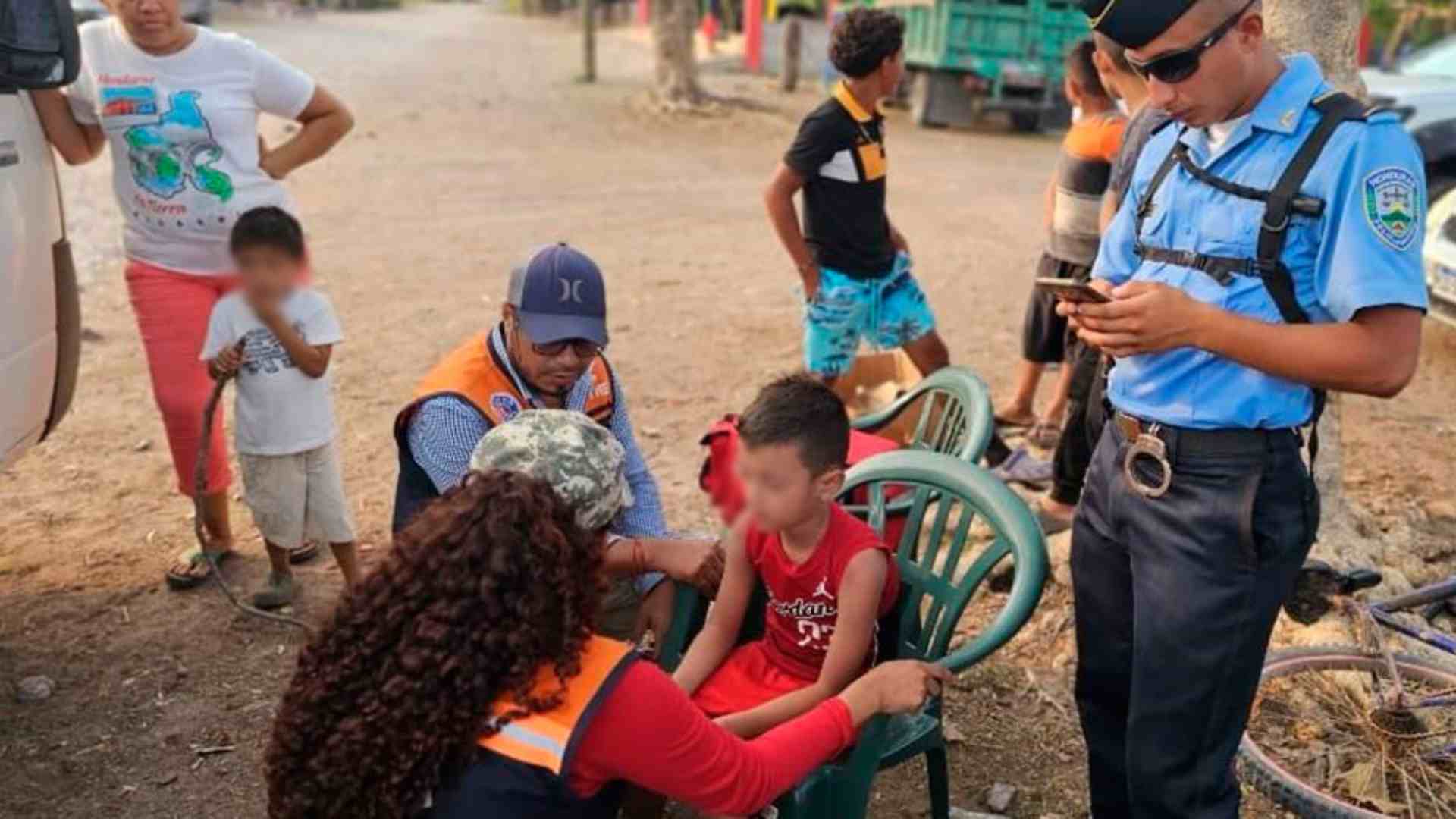 Niño perdido en Choluteca: pescadores lo entregan a Copeco