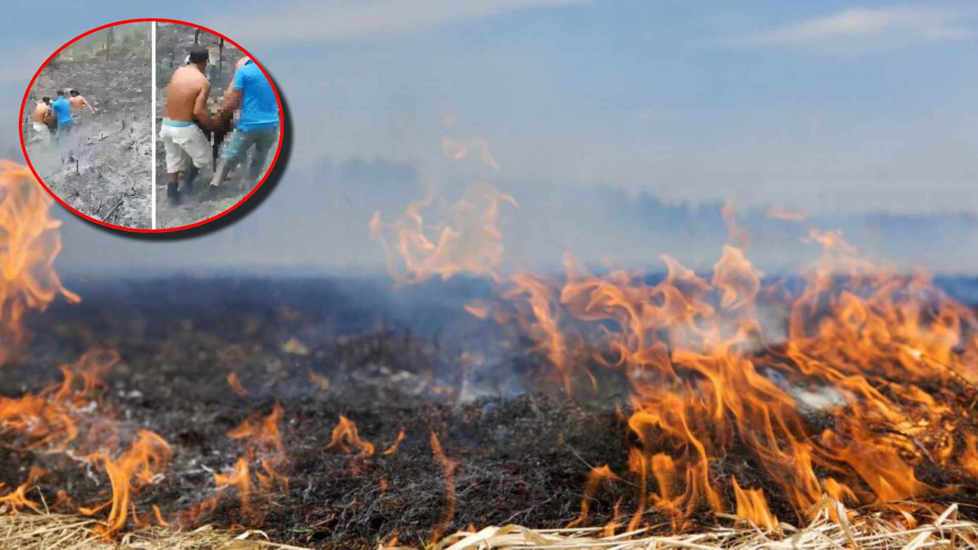 Adolescente muere al quedar atrapado entre llamas cuando quemaba un terreno en Olancho
