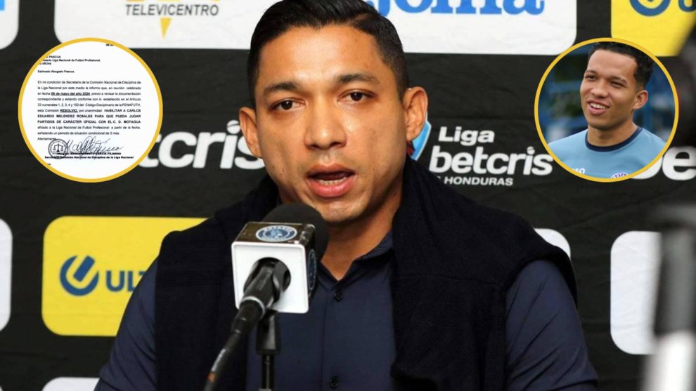 Izaguirre aclaró las controversias previas al clásico contra Olimpia, presentando pruebas contundentes sobre la habilitación de Carlos Meléndez