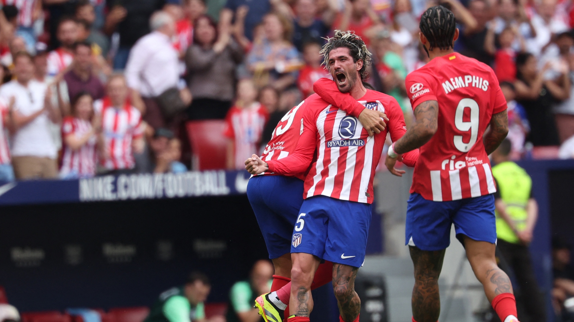 Con un solitario gol del argentino Rodrigo de Paul (84), el Atlético de Madrid derrotó al Celta, encadenando una tercera victoria consecutiva