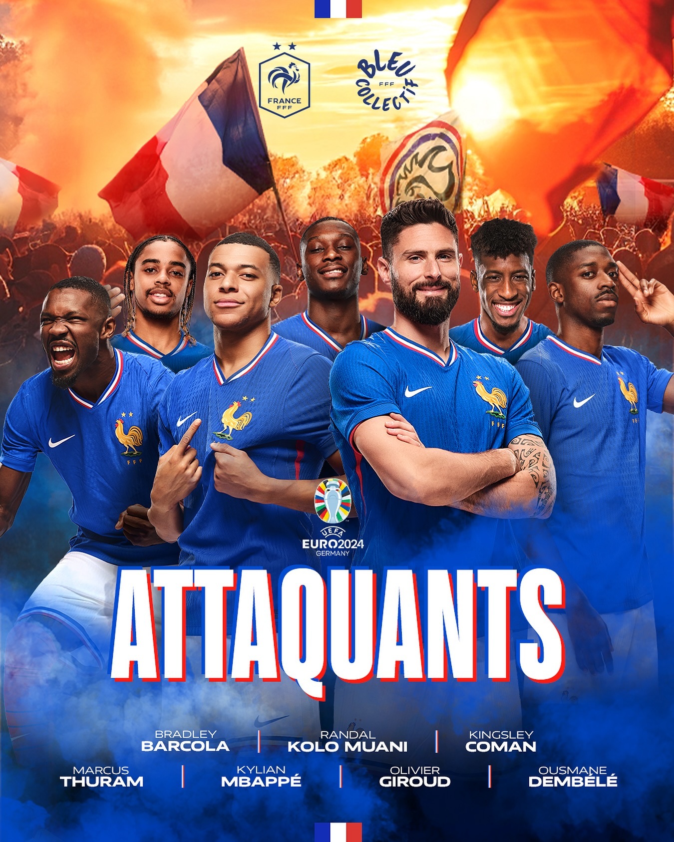 Francia selección convocatoria EUROCOPA