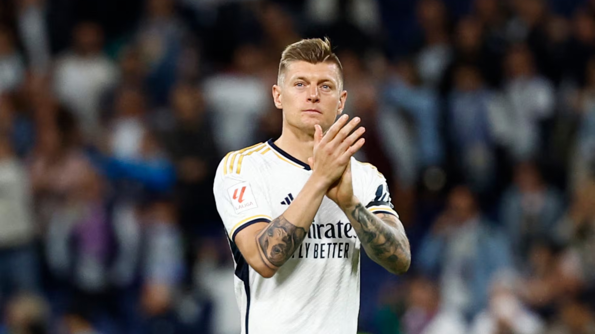 Toni Kroos se ha despedido de su afición y su estadio en lo que fue la última jornada de la liga española, ahora queda el último baile, en la final de la Champions League.
