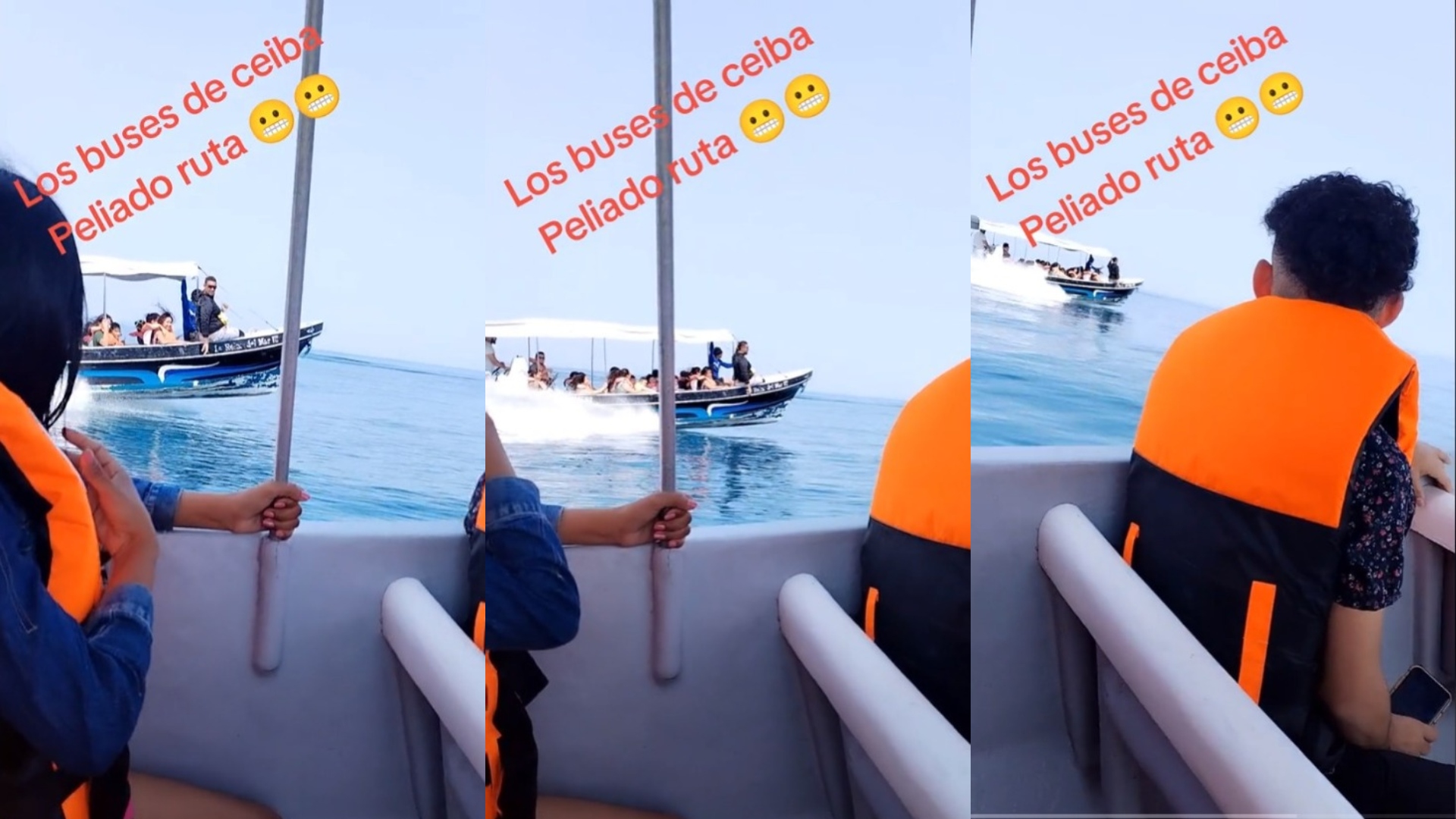 Lanchas en La Ceiba pelean ruta con todo y pasajeros