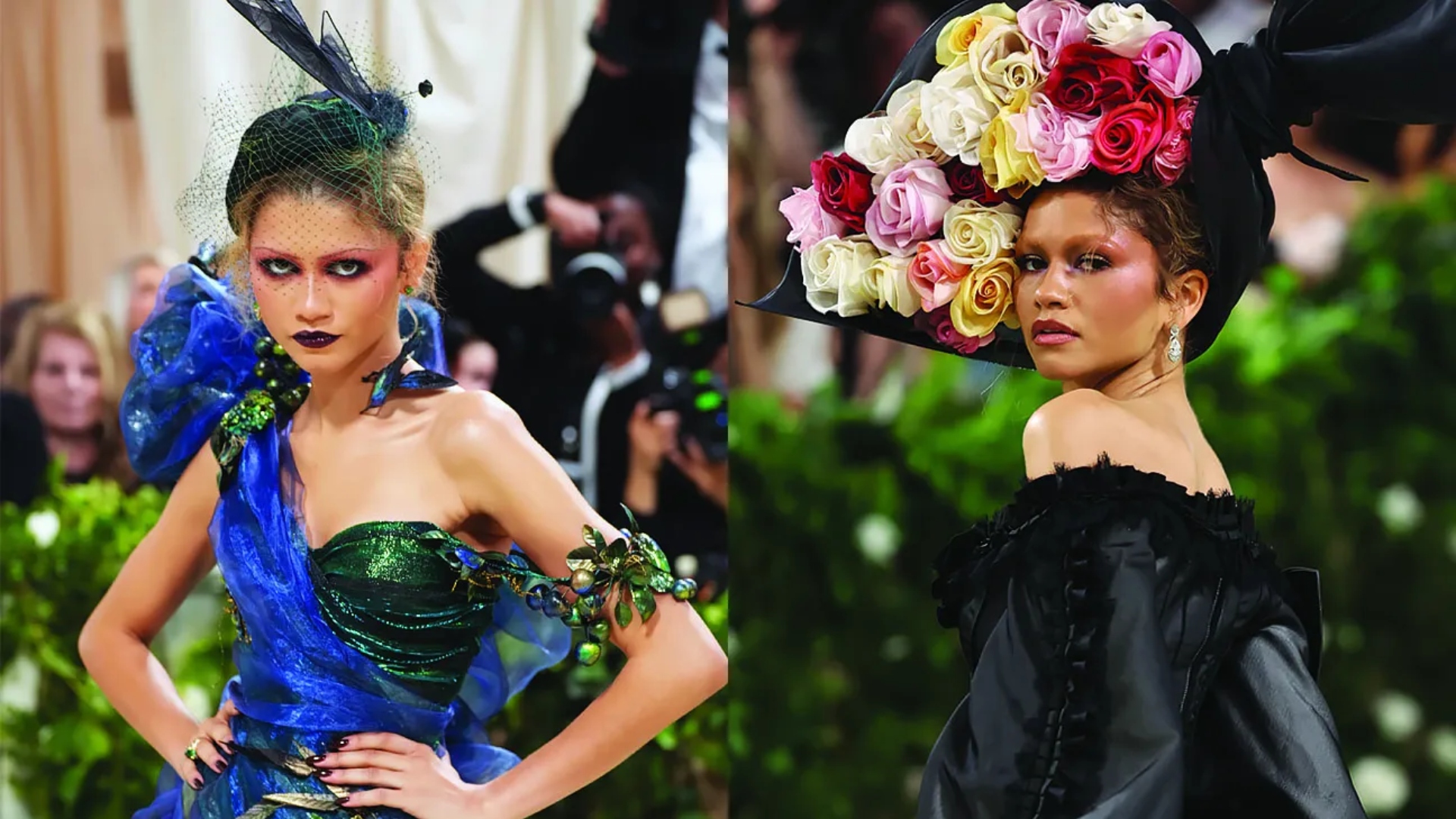 Zendaya deslumbra y sorprende con dos atuendos en la Met Gala 2024