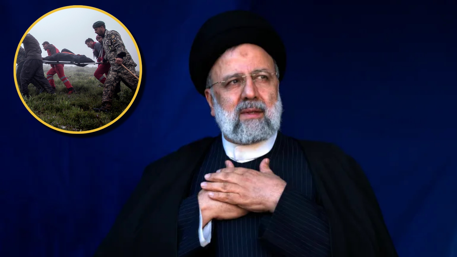 Irán, en luto por la muerte del presidente Raisi, en un accidente de helicóptero