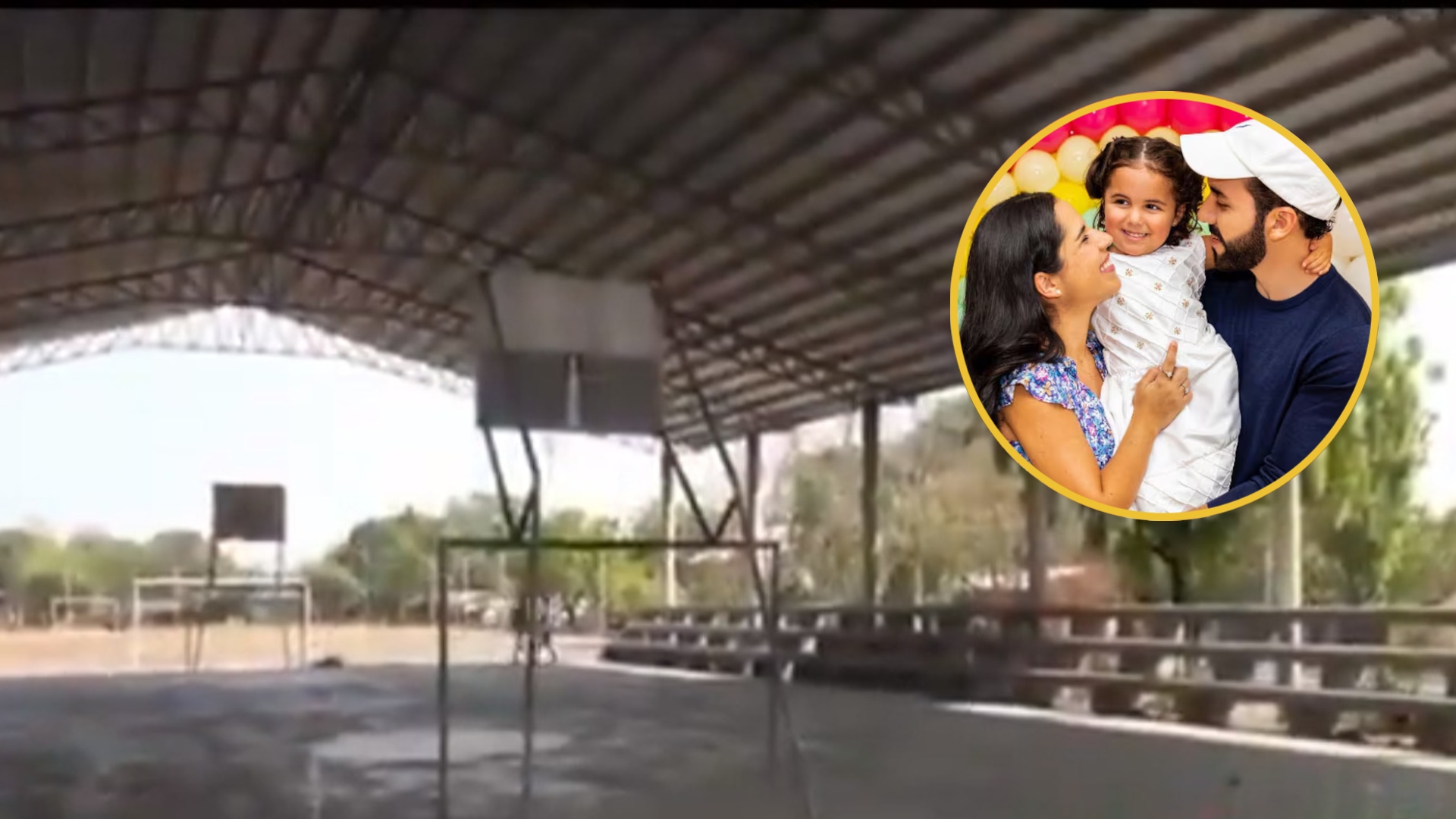 "Layla Bukele" así tendrá por nombre el polideportivo de Choluteca en honor a la hija del presidente Nayib Bukele