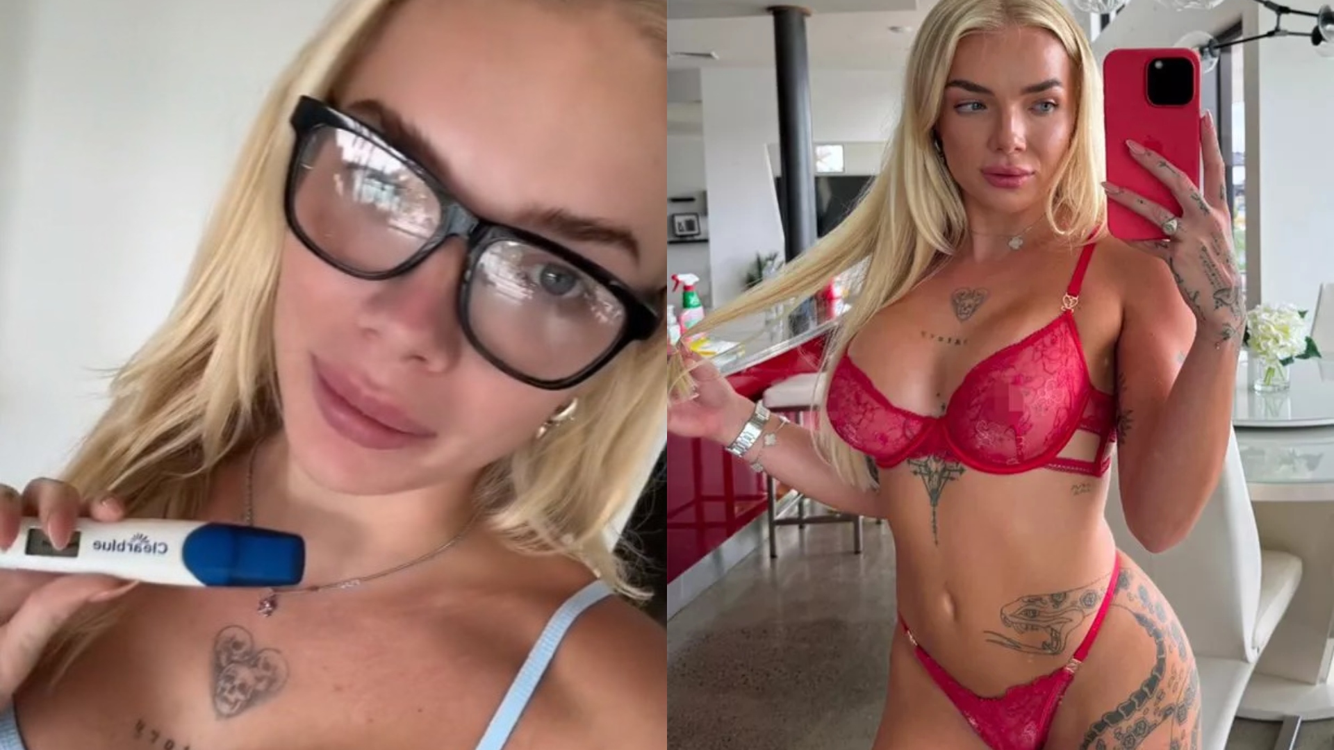 Modelo de OnlyFans anuncia embarazo luego de haber grabado una escena para adultos