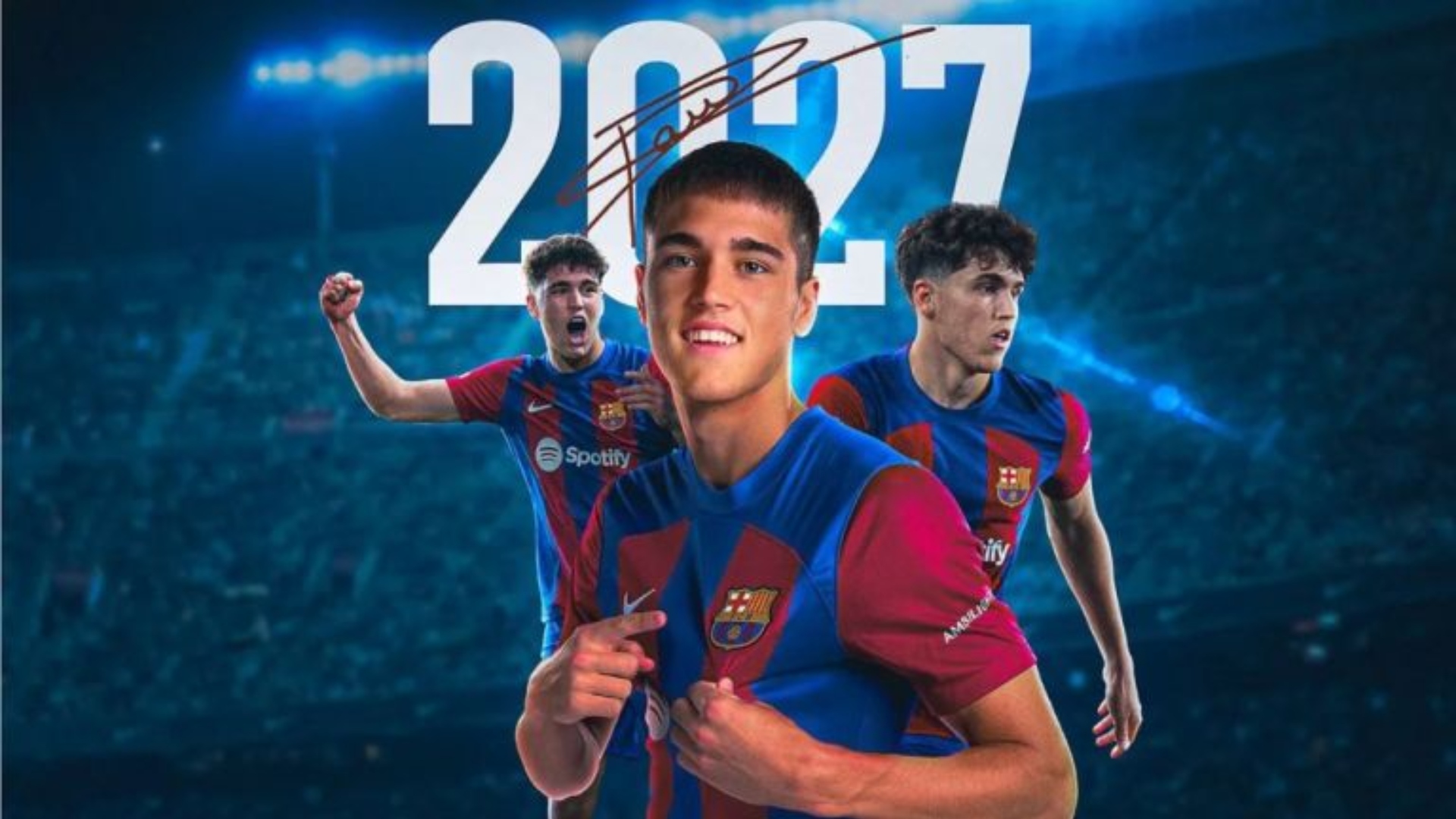 Pau Cubarsí renueva con el Barça hasta 2027