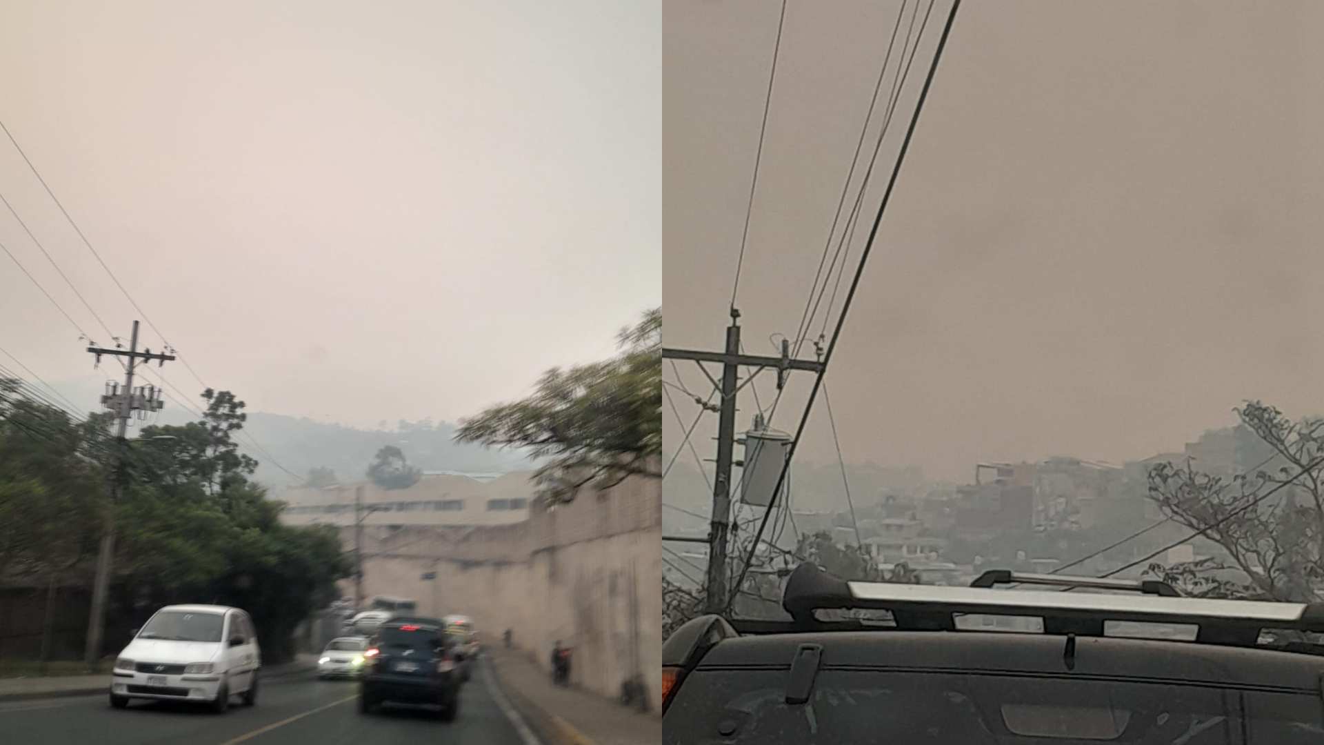 Tegucigalpa humo calidad aire