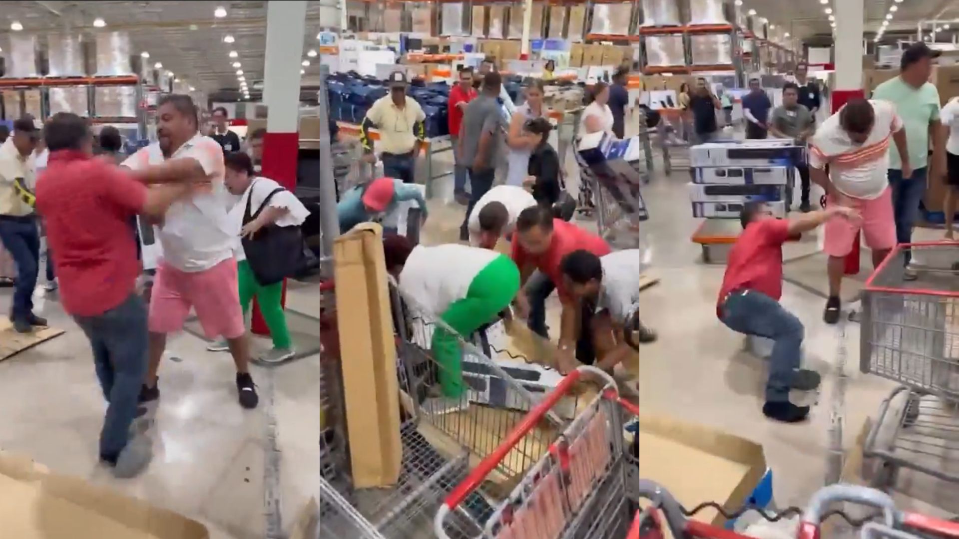 La ola de calor provocó que personas se fueran a los golpes por pelear ventiladores en una tienda