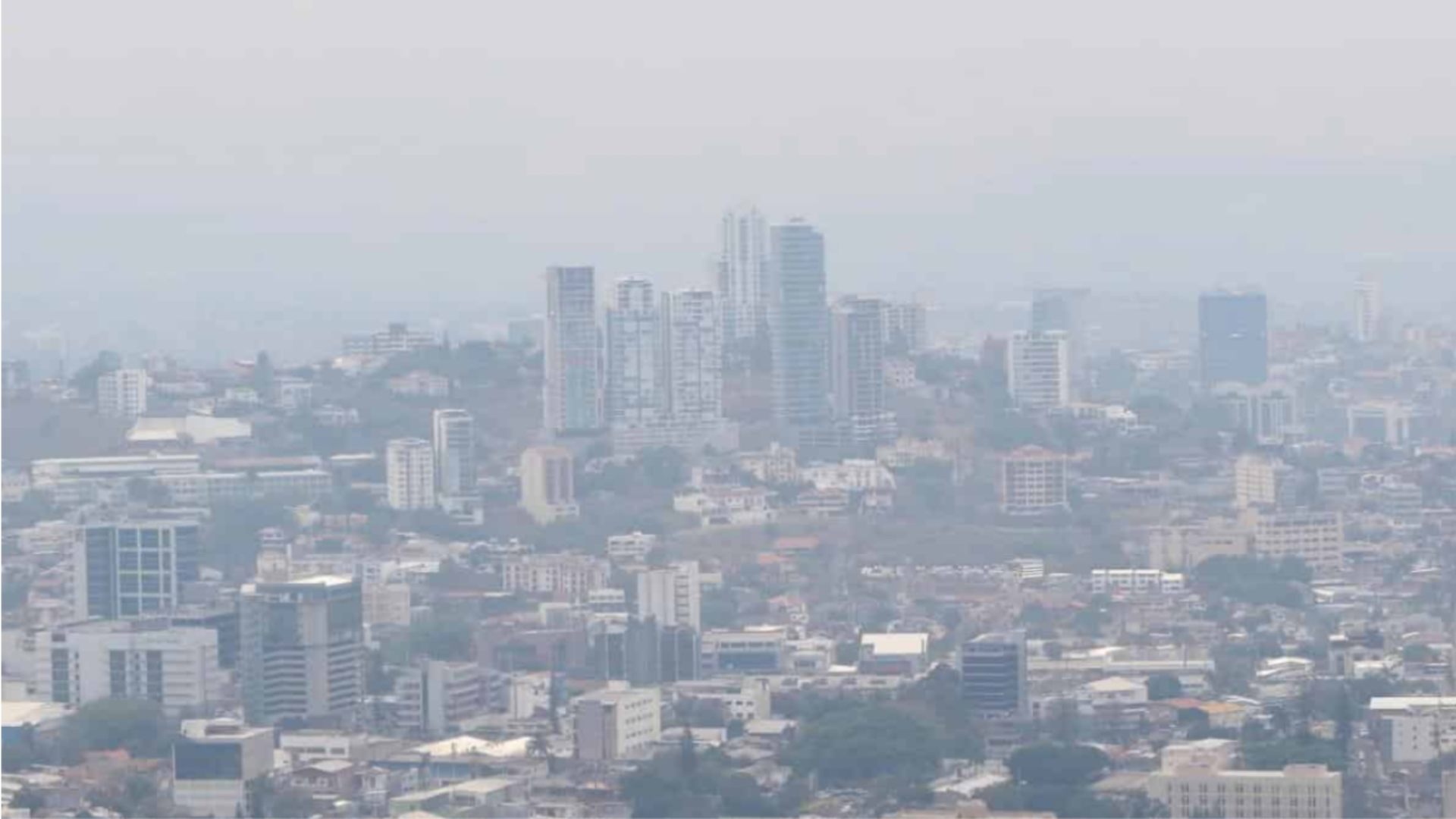 Recomendaciones ante la capa de humo sobre la capital