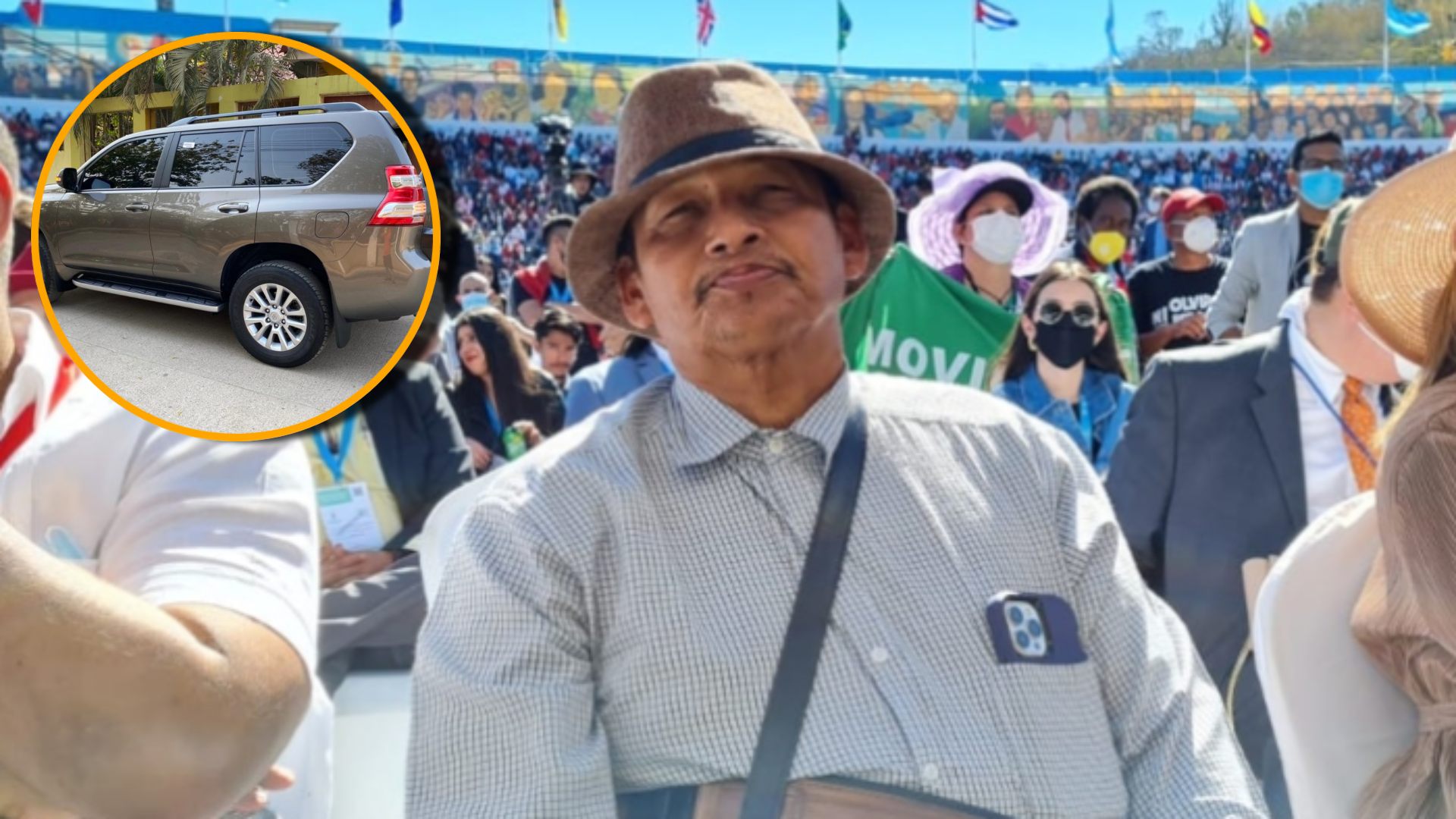 El apóstol Santiago Zúniga, atropelló una vaca ¿Desarmó el carro?