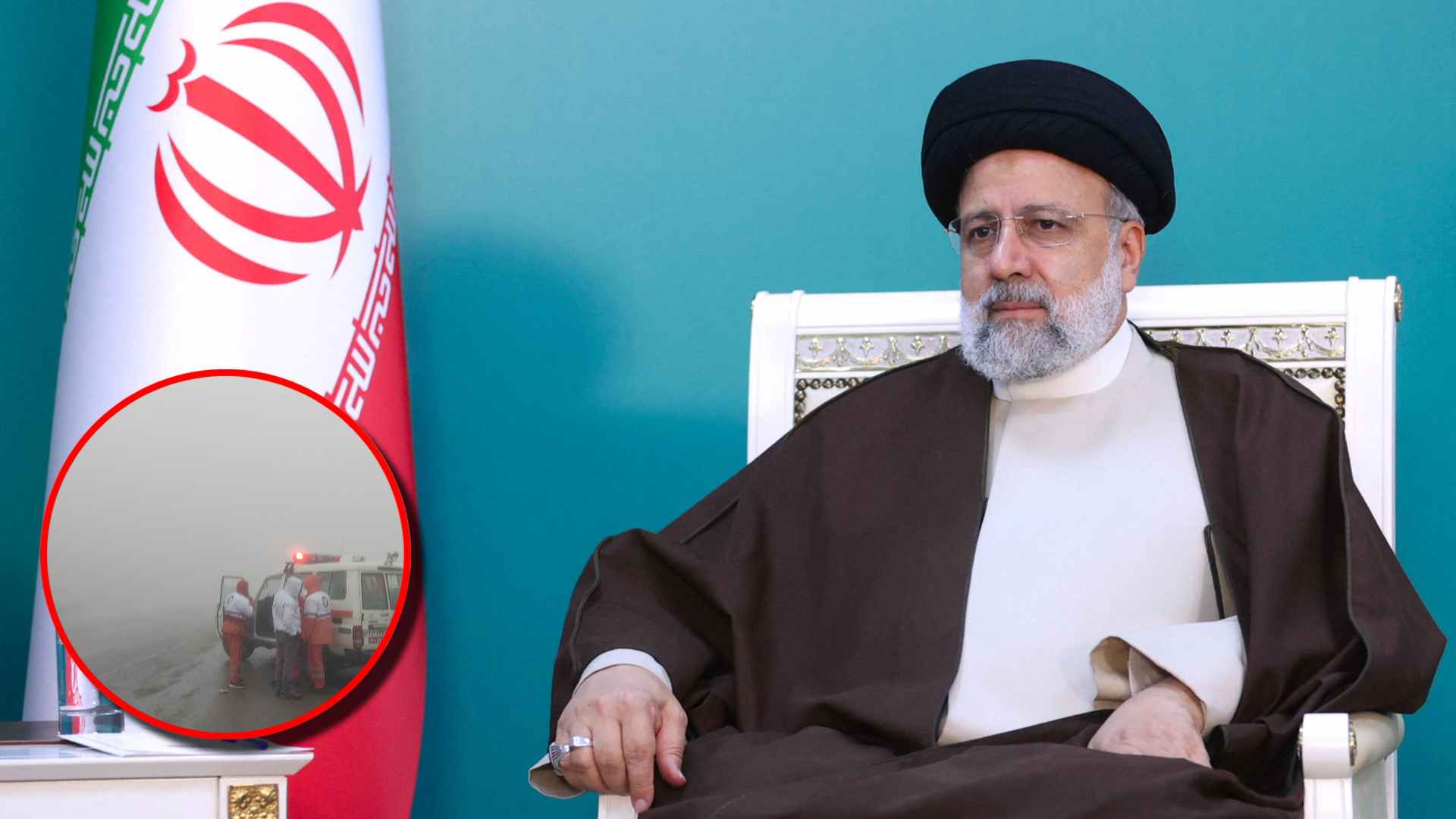 "Ninguna señal de vida" en helicóptero accidentado del presidente iraní, según TV estatal