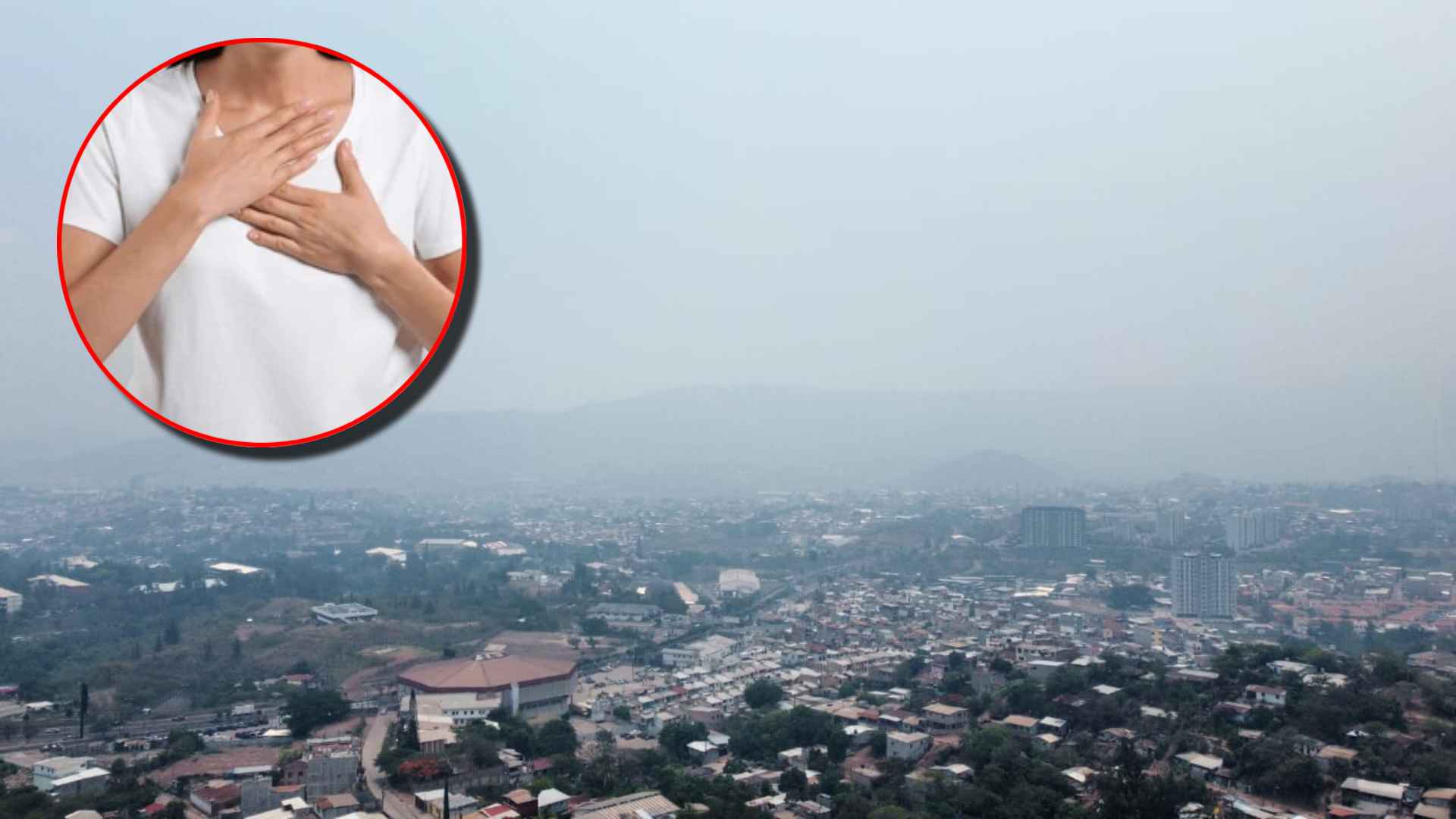 Pacientes con problemas respiratorios acuden a centros de salud en la capital
