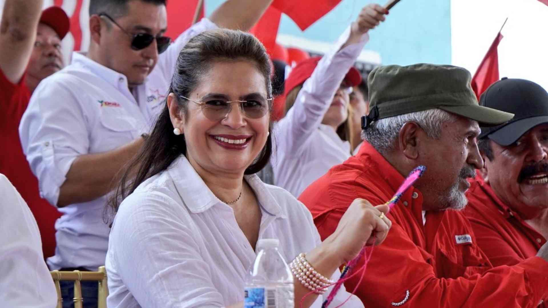 Rixi Moncada durante evento en Sensenti:“Los va a seguir gobernando una mujer”