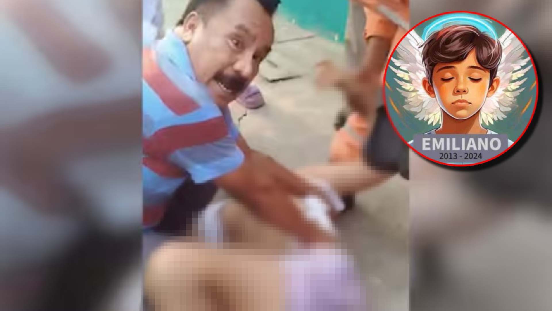 Agónico llanto de un niño tras ataque a disparos en México