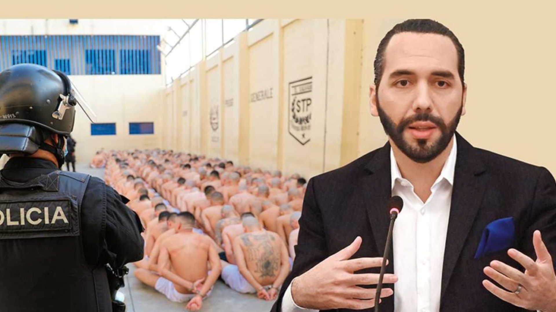 Presidente de El Salvador y cárceles de ese país