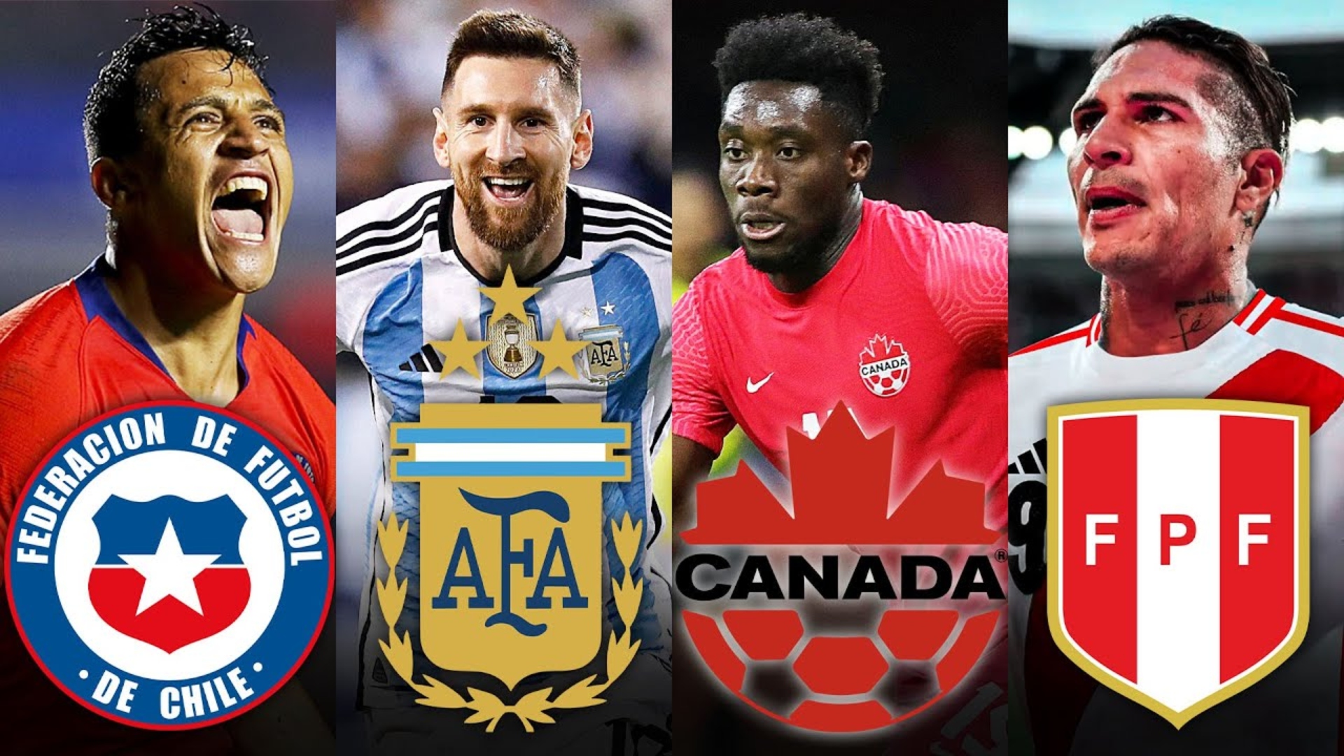 Canadá, Chile y Perú, termómetros del campeón Argentina en Grupo A de Copa América