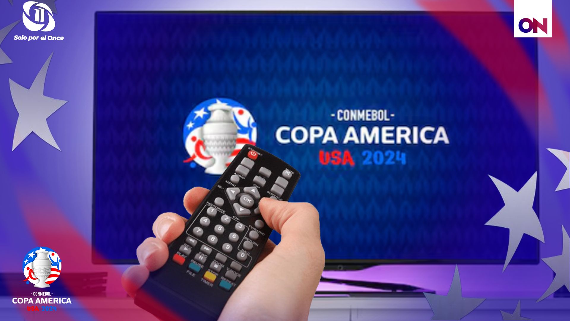 Canal 11 transmitirá todos los partidos de la Copa América 2024.