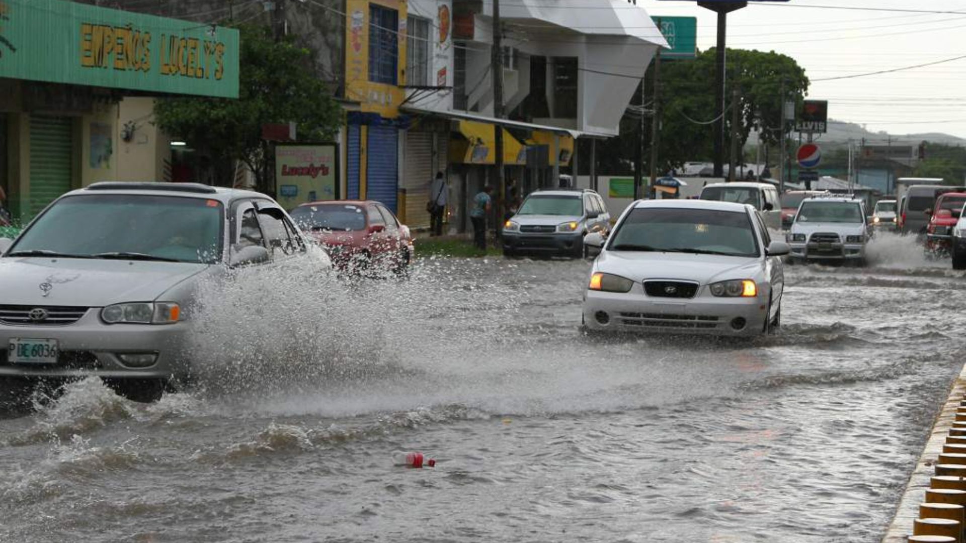 Lluvias en territorio hondureño