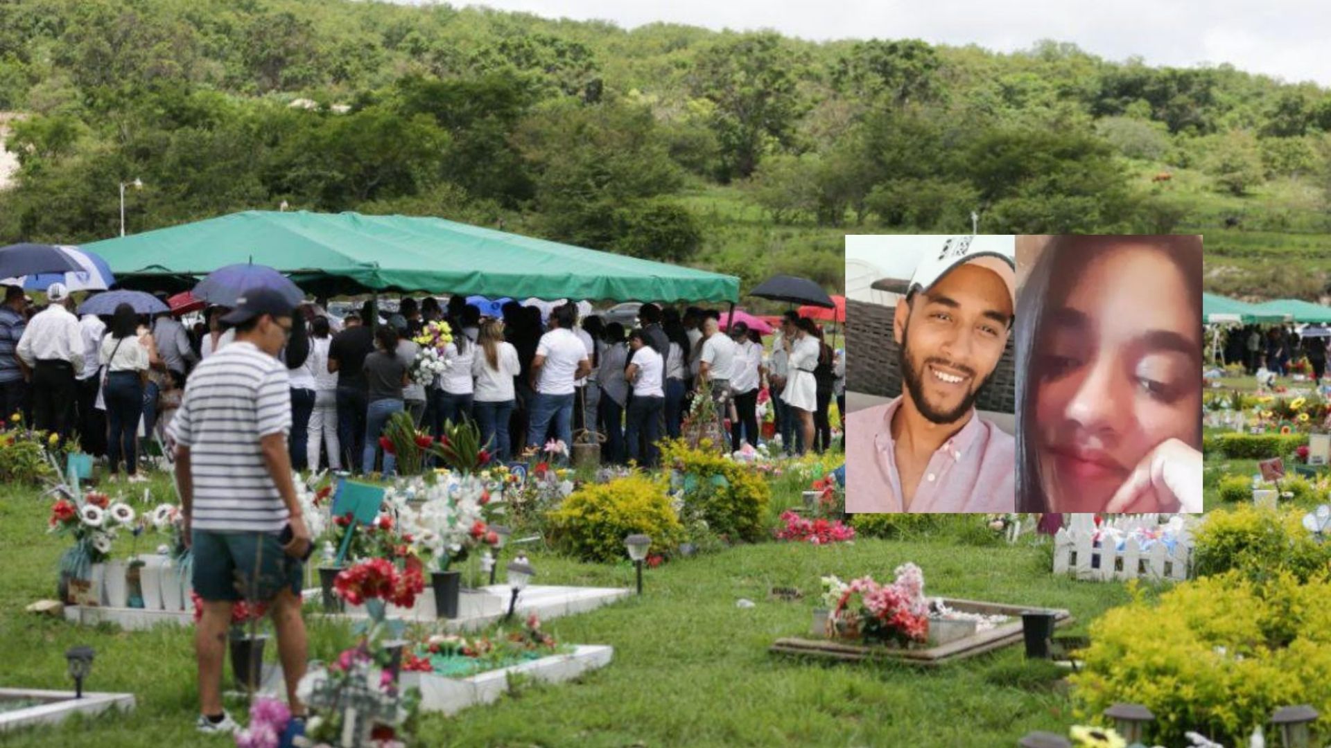 Los familiares finalmente pudieron despedir a la pareja que fue asesinada tras días de angustiosa espera desde su desaparición en Residencial Honduras.