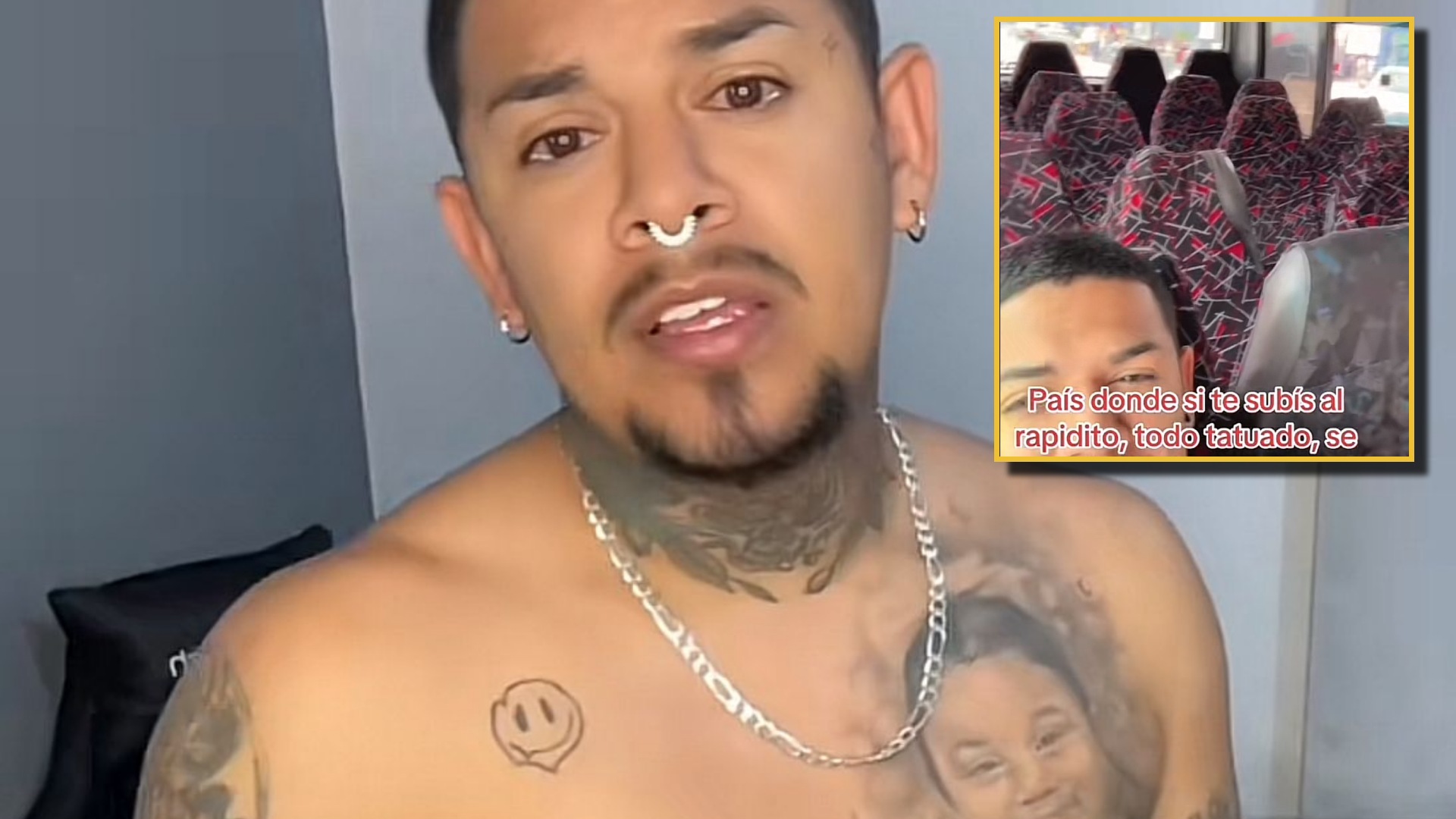 Hondureño con tatuajes cuenta su historia