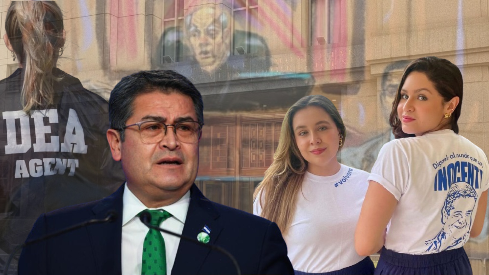 ¿Qué dijeron las hijas de JOH sobre el testimonio de la agente de la DEA?