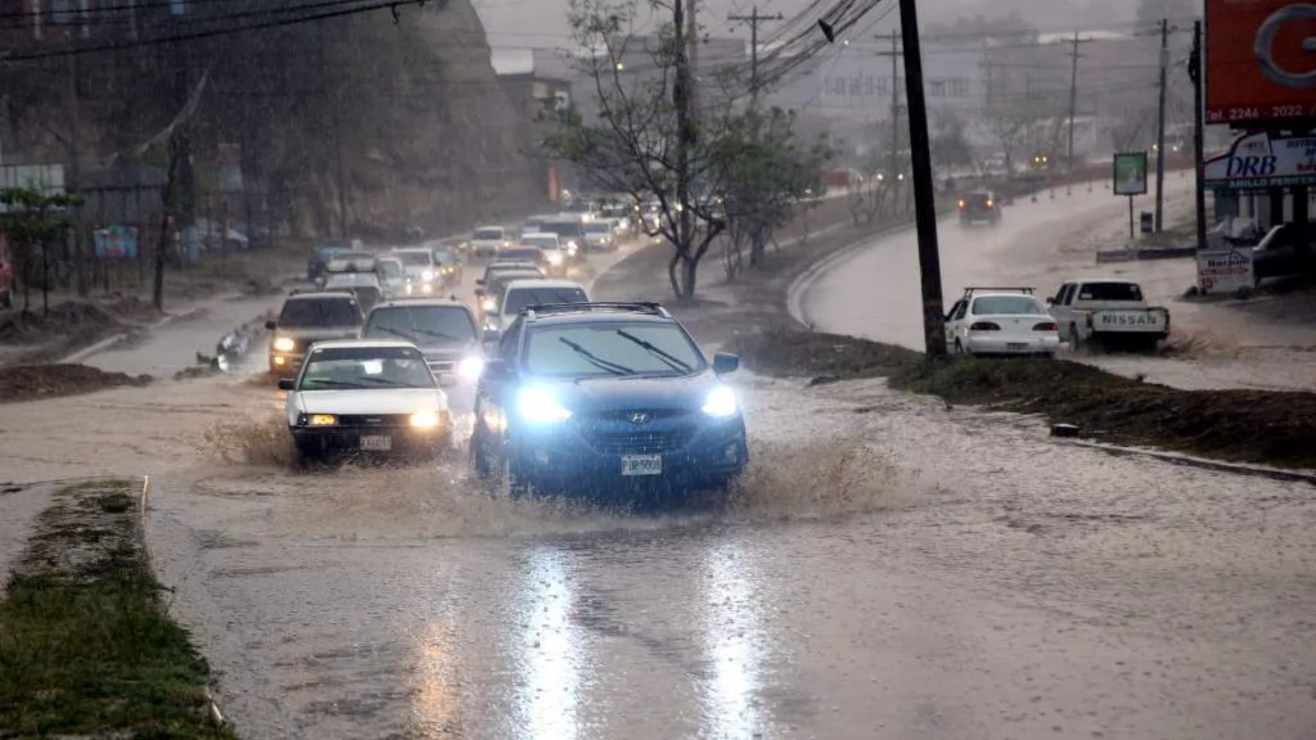 Inundaciones por lluvias en Honduras