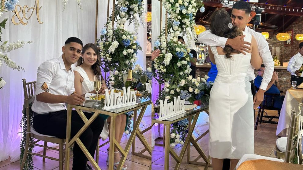 Luis Palma y Annie Córdova sellaron su amor en una íntima y romántica boda