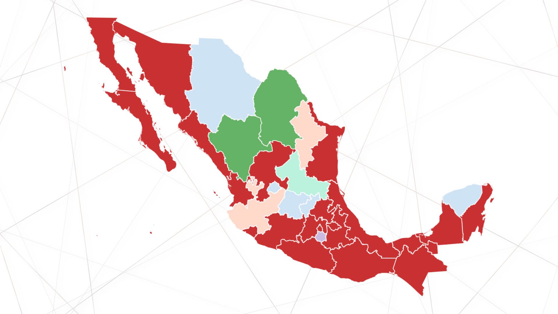 Elecciones en México 2024: ¿Qué candidatos predominan en los diferentes estados?