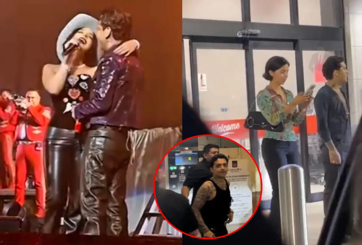 Christian Nodal y Ángela Aguilar