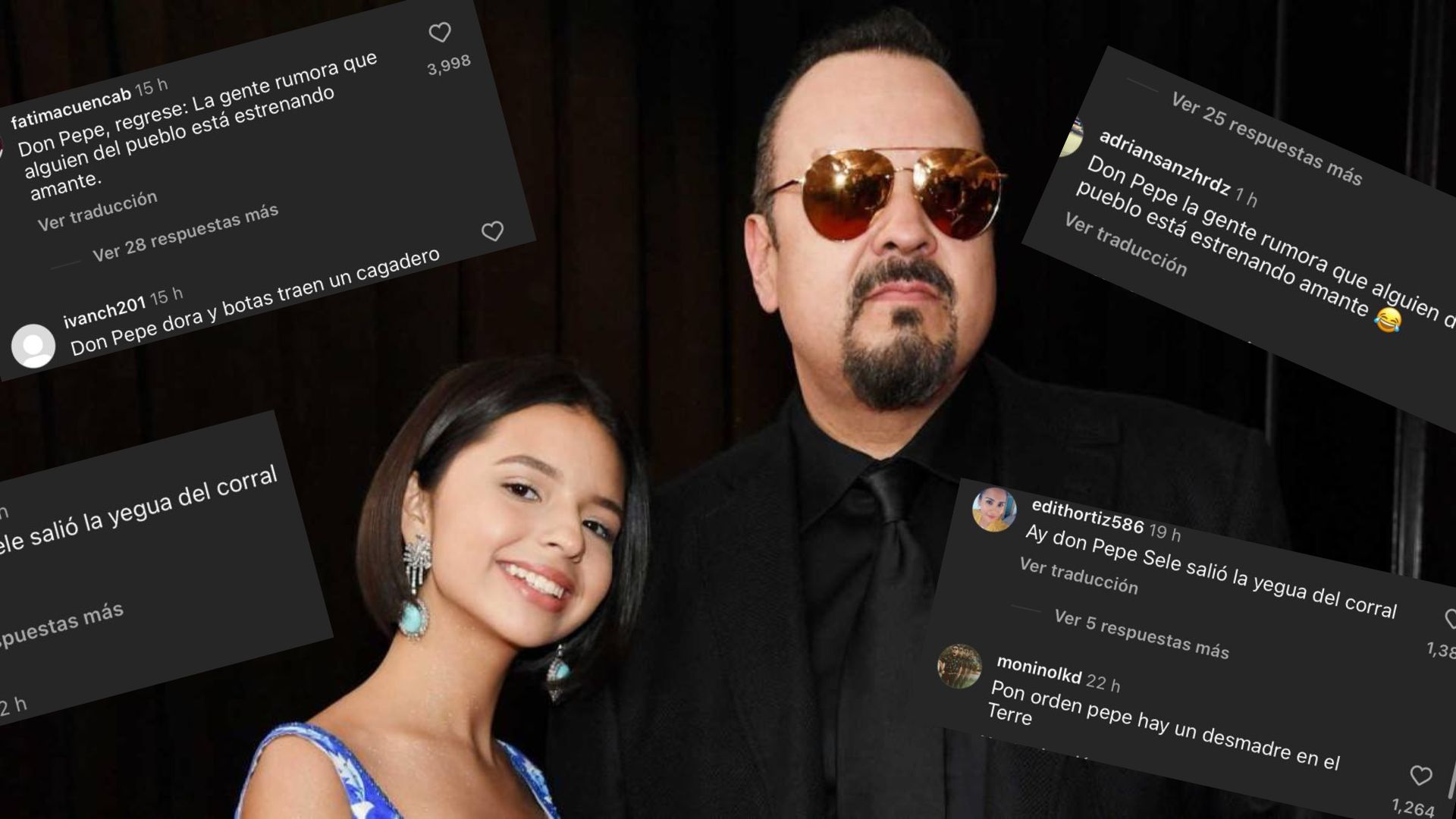 Ángela Aguilar estaría distanciada de su padre Pepe Aguilar,