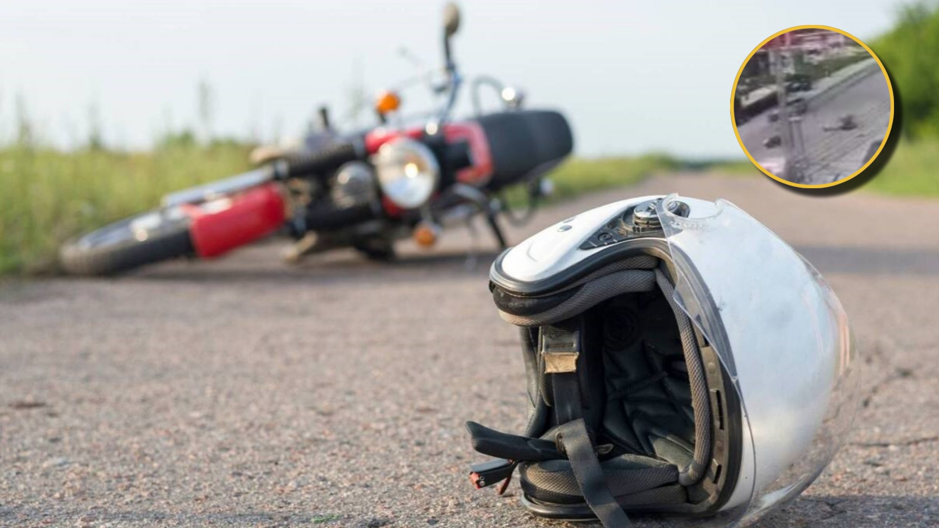 Accidente de transito entre dos motociclistas en Copán