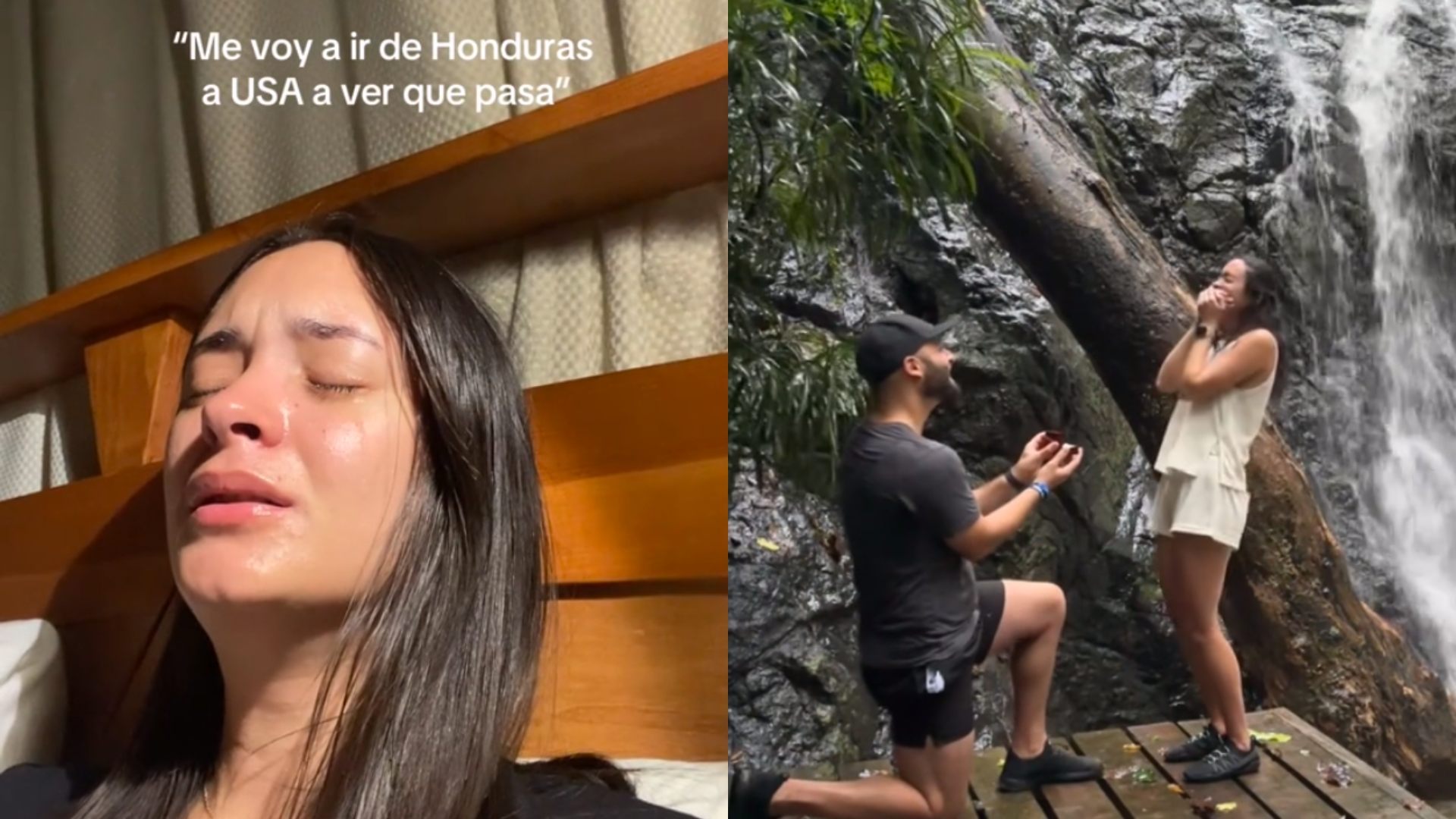 video propuesta de amor de gringo a hondureña