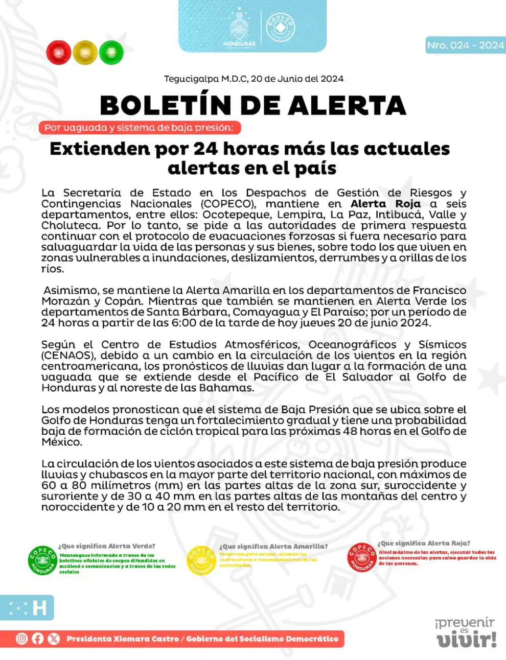 lluvias Honduras