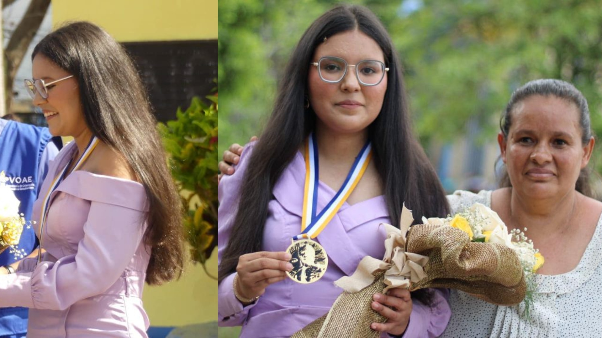 Yaritza Morales recibe el premio 'Padre Reyes' por su excelencia en la UNAH