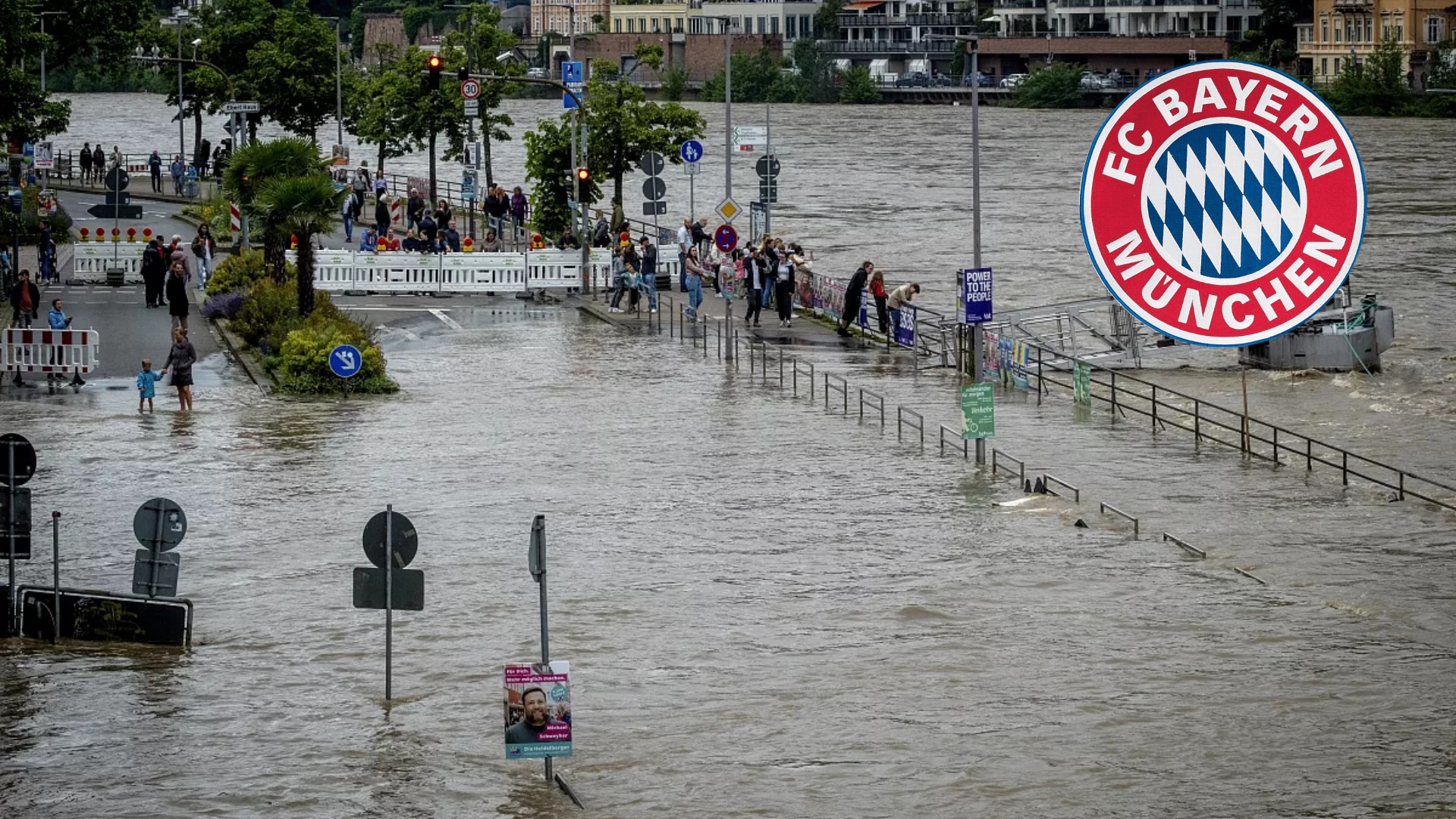 El Bayern de Múnich donará un millón de euros a las víctimas de las inundaciones acaecidas en las últimas horas en el sur de Alemania