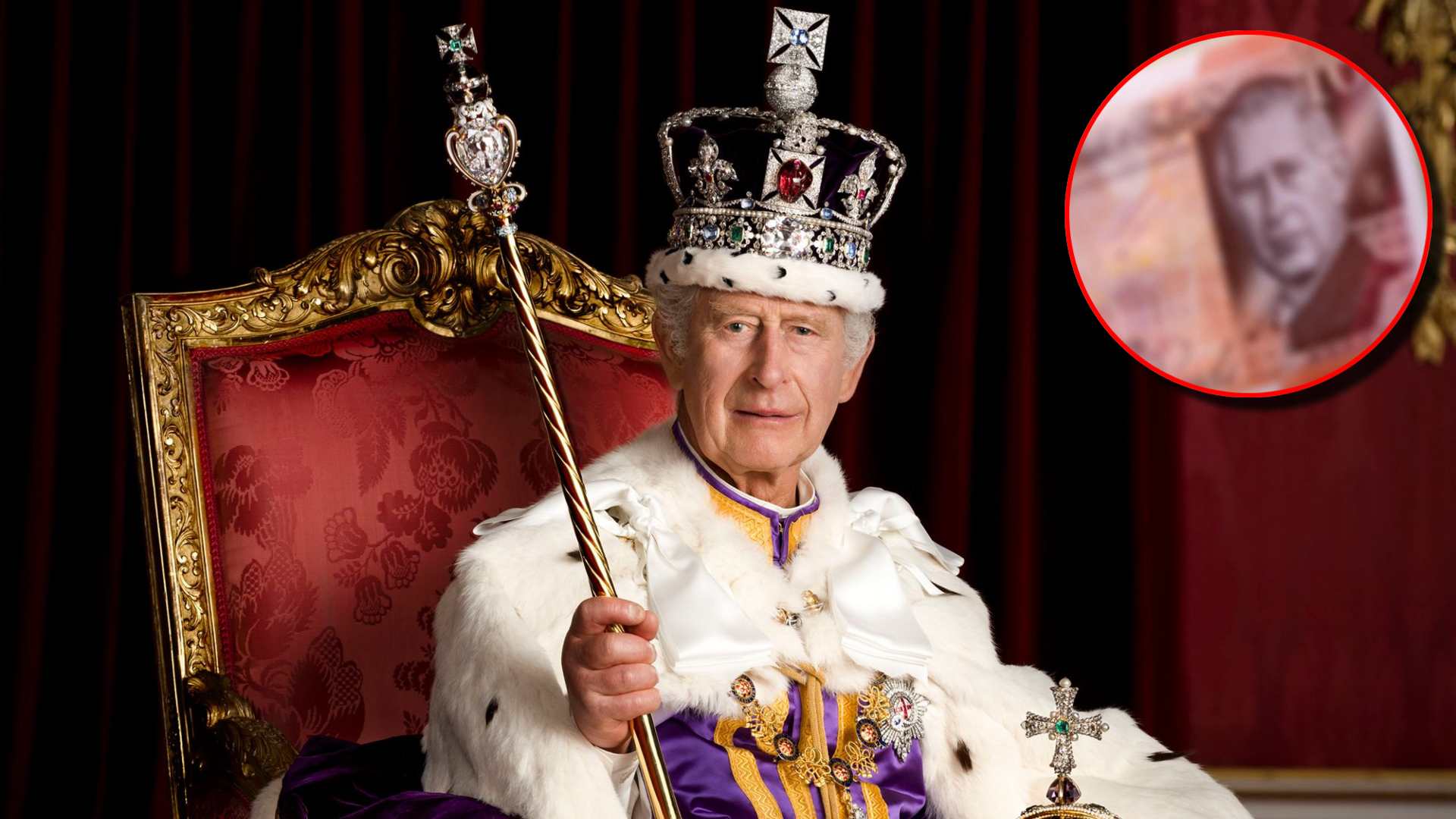 Billetes con la imagen del rey Carlos III entran en circulación en Reino Unido