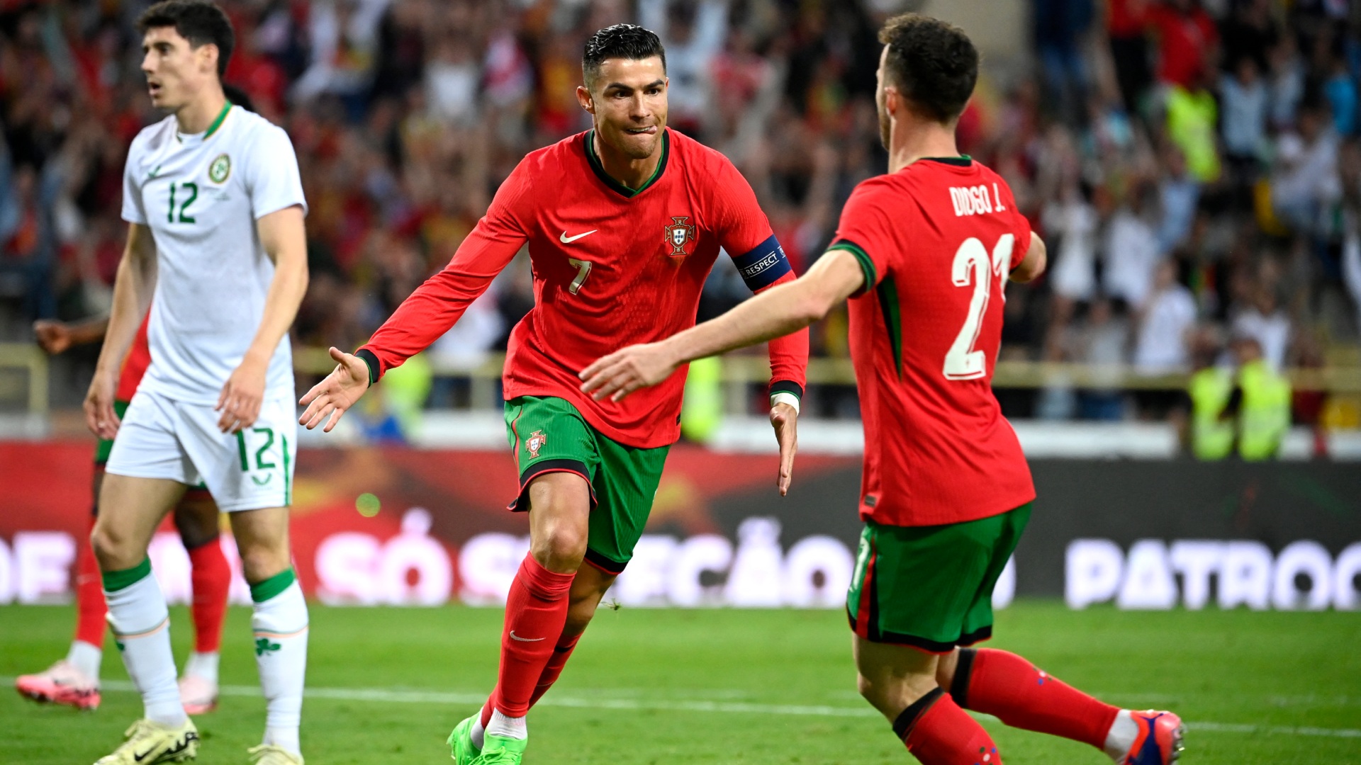 Con doblete de Cristiano Ronaldo Portugal concluyo la preparación para la Eurocopa 2024 de la mejor manera ante Irlanda