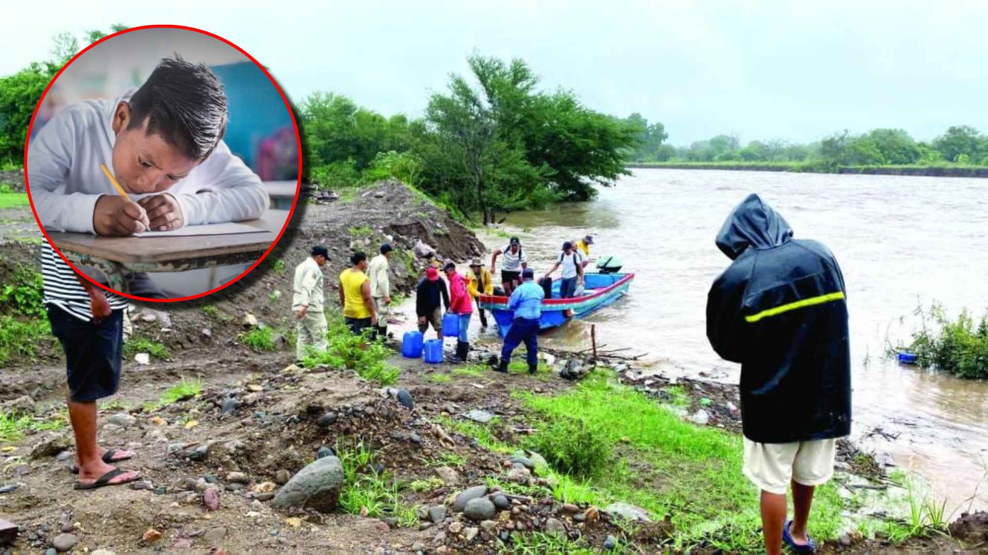 Suspendidas quedan las clases en lugares riesgosos tras lluvias en Honduras