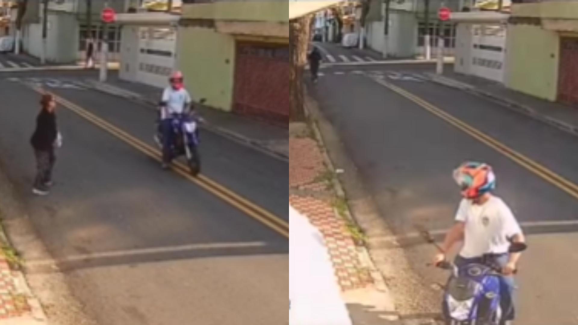 Motociclista se acerca a joven y no creerás lo que hizo después